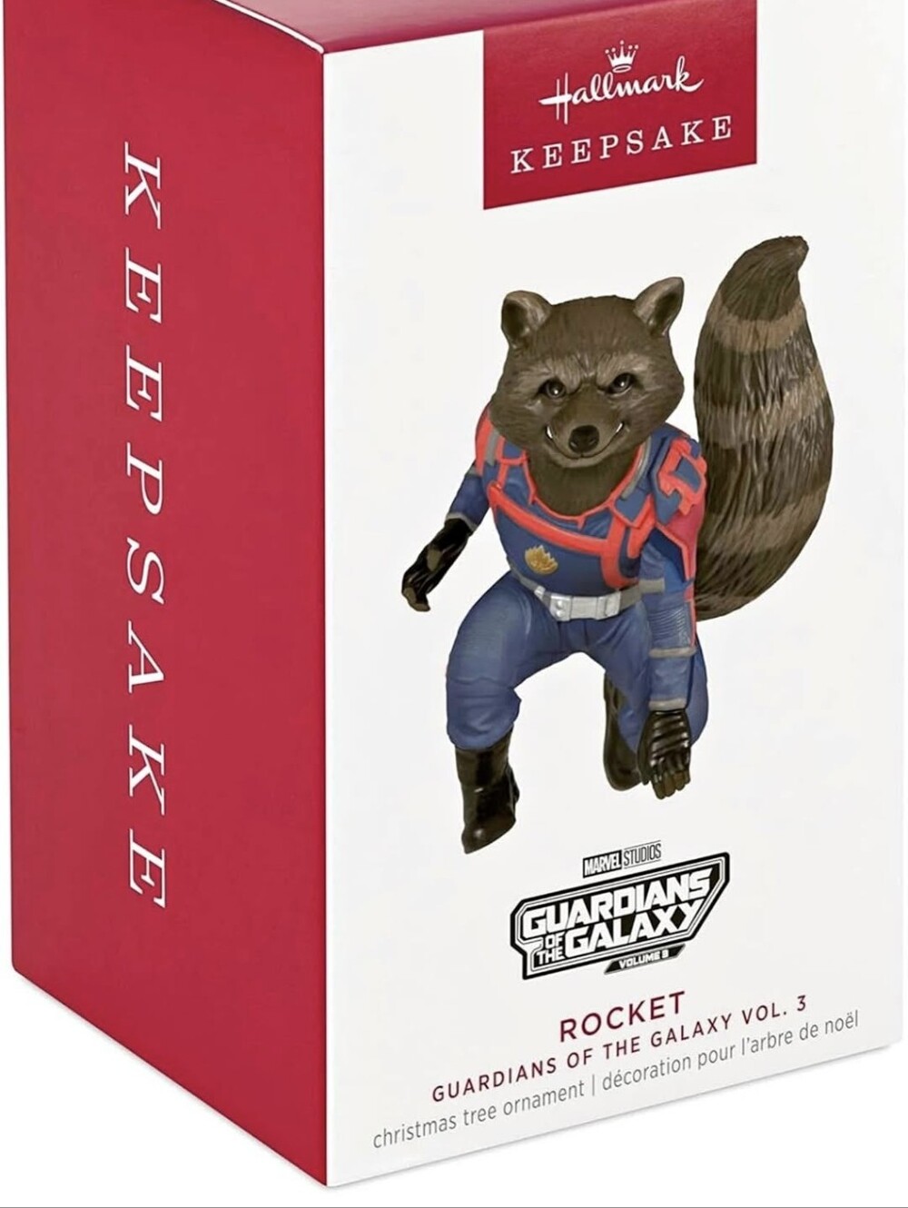 Hallmark Rocket Ornament - Blue & Brown